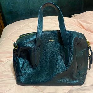 Black Fossil Purse